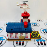 Harold's Heliport with Helipad Lights and Sound Noisy #1 Wooden - Used