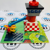 Sodor Airfield with Tiger Moth Plane #1 Painted Top Fair Condition Rare Wooden - Used