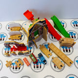 Santa's Workshop Express Set Complete with Trains - Used