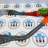 Circuit de course Thomas et Percy n° 1 complet avec Thomas et Percy profilés (1 pont se détache facilement) - Trackmaster Revolution