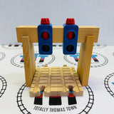Over the Track Signal #1 with Clickity Clack Track Wooden - Used