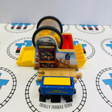 Sodor Popcorn Factory with Cargo Car (Chipping Paint) and Cargo #2 Fair Condition Sometimes Gets Stuck Wooden - Used