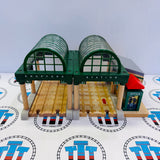 Knapford Station with Talking Sir Topham Hatt #2 Small Marks/Cracked Roof Wooden - Used