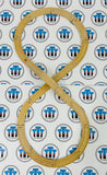 Clickity Clack Figure 8 Set with Ivy & Red Stone Bridge (Fair Condition Stickers) Thomas Brand Wooden - Used
