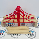 BRIO Sydney Double Bridge with Riser Blocks 33372 (Small Stain) Wooden - Used