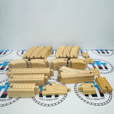 Complete Track Pack #2 - Clickity Clack Thomas Brand 60 Pieces Wooden - Used