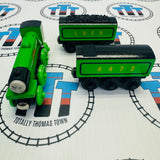 Flying Scotsman with 2 Tenders #4 (Learning Curve 1999) Rare Good Condition Wooden - Used