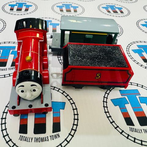 James and Tender with Brakevan New in Box - TOMY
