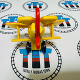 Tiger Moth Plane Grey Blades #2 (Learning Curve 2002) Wooden - Used