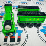 Flying Scotsman with 2 Tenders #6 (Learning Curve 1999) Rare Chipping Paint Wooden - Used
