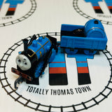 Blue Thomas as Stephen No Crown Accessory Pull Along Capsule Plarail - Used