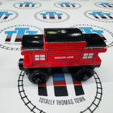 Sodor Line Caboose (Learning Curve 1999) Rare Chipped Paint Wooden - Used