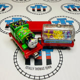 Percy (Missing #6) & Sodor Birthday Celebration Cars (2002) Low Water Used - Take Along