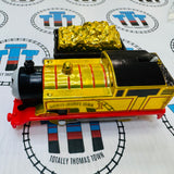 Gold Metallic Thomas and Car (2013 Mattel) Used - Trackmaster Revolution