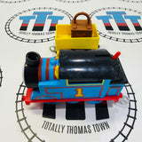 Cranky the Crane Cargo Drop Set #1 with Thomas (Painted Buffers), (Missing Buffer/Different Cargo) Used - All Engines Go Trackmaster Revolution