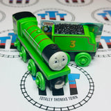 Henry & Tender with Card (Learning Curve 2003) Good Condition Wooden - Used