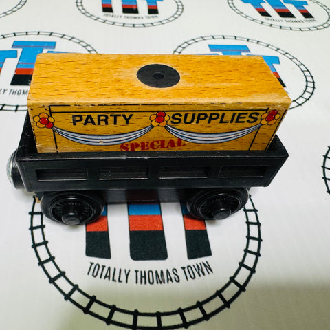 Cargo Car Black with Party Supplies Cargo Fair Condition Wooden - Used