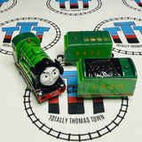 Flying Scotsman with Tenders Fair Condition Missing Lamps Capsule Plarail Wind Up - Used