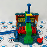 Spin & Fix Thomas Steamworks Set with Repair Gun Modified Track Used - Trackmaster