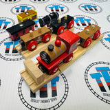 Pirate Train with Buffer and Track BIGJIGS Rail Wooden - New in Box