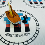 Skiff with Original Livery with Sailor John Pull Along Capsule with front hook Capsule Plarail - Used
