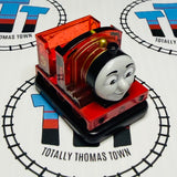Clear Glitter James Eyes Down Bumper Car Pull Back TOMY -  Used