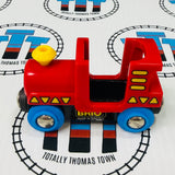 BRIO Red Engine Yellow/Green/Blue Wheels Missing Driver Wooden - Used