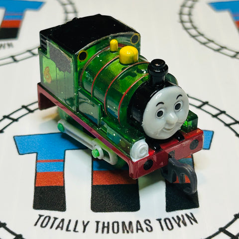 Clear Glitter Percy Pull Along Capsule Plarail - Used