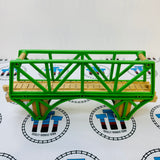 Sodor Bay Bridge Green Clickity Clack Track Wooden - Used