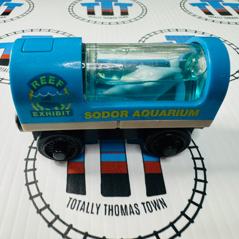 Light up Shark Car (TOMY) Wooden - Used