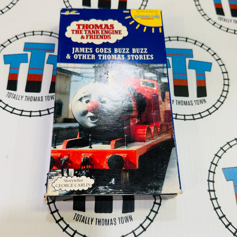 James Goes Buzz Buzz & Other Thomas Stories Ripped Package VHS - Used