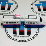 E2 Shinkansen with Passenger Car Wind Up Capsule Plarail - Used