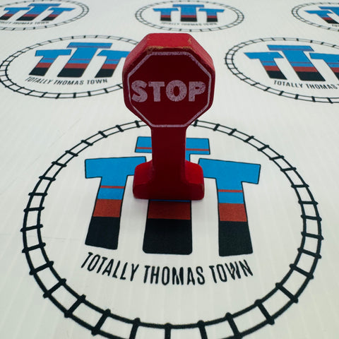 Stop Sign Fair Condition Wooden - Used