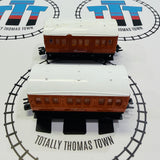 Clockwork Thomas, Annie, Clarabel, & Troublesome Truck Damaged/Glued (SEE NOTES FOR DETAILS) Used - Hornby