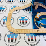 Tidmouth Station Travel Set with Thomas & Orange Rickety RARE Wooden - Used