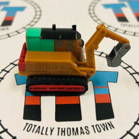 Oliver the Excavator with Treads Fair Condition Pull Along Capsule Plarail - Used