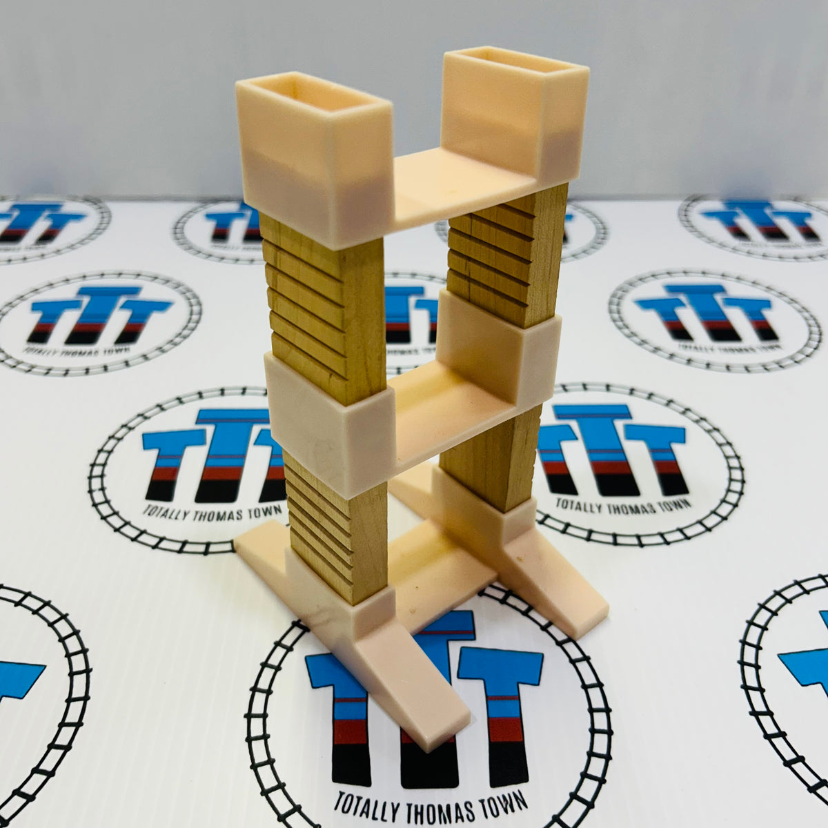 Build-a-Stacking Riser Discoloured Clickity Clack Wooden - Used ...