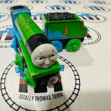 Henry with Tender 60 Year Edition #1 (Learning Curve) Fair Condition Chipping Paint Wooden - Used