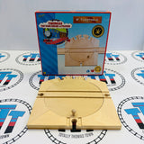 8” Turntable Track Clickity Clack Wooden - Used in Box