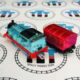 Célébration Thomas Métallique et Voiture (Mattel 2013) Occasion - Trackmaster Révolution