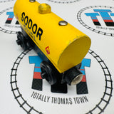 Sodor Fuel Tanker (Learning Curve 2001) Fair Condition Chipping Paint Wooden - Used