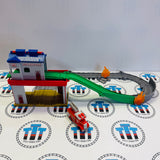 Sodor Search and Rescue Center Set with Flynn Used - Take N Play