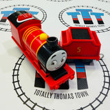 Talking James #1 (2023) Tender Factory Error/British Voice All Engines Go Good Condition Used - Trackmaster Revolution