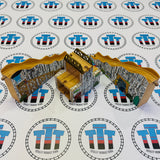 Gold Mine Mountain Set #1 (Cargo Car Only NO TRAINS/Fair Condition Worn Mountain Track) Wooden - Used