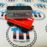 Red Cargo Car with Sodor Coal Company Cargo (Learning Curve) Wooden - Used