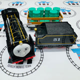 Hiro and Tender with Cargo Car Good Condition Used - TOMY