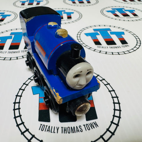 Sir Handel (Learning Curve) Newer Face Poor Condition Chipping Paint Wooden - Used