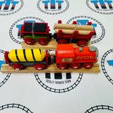 Supplies Train with Buffer and Track BIGJIGS Rail Wooden - New in Box