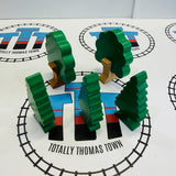 Set of 5 Trees (Learning Curve 1994) Wooden - Used