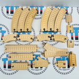 Complete Track Pack #2 - Clickity Clack Thomas Brand 60 Pieces Wooden - Used